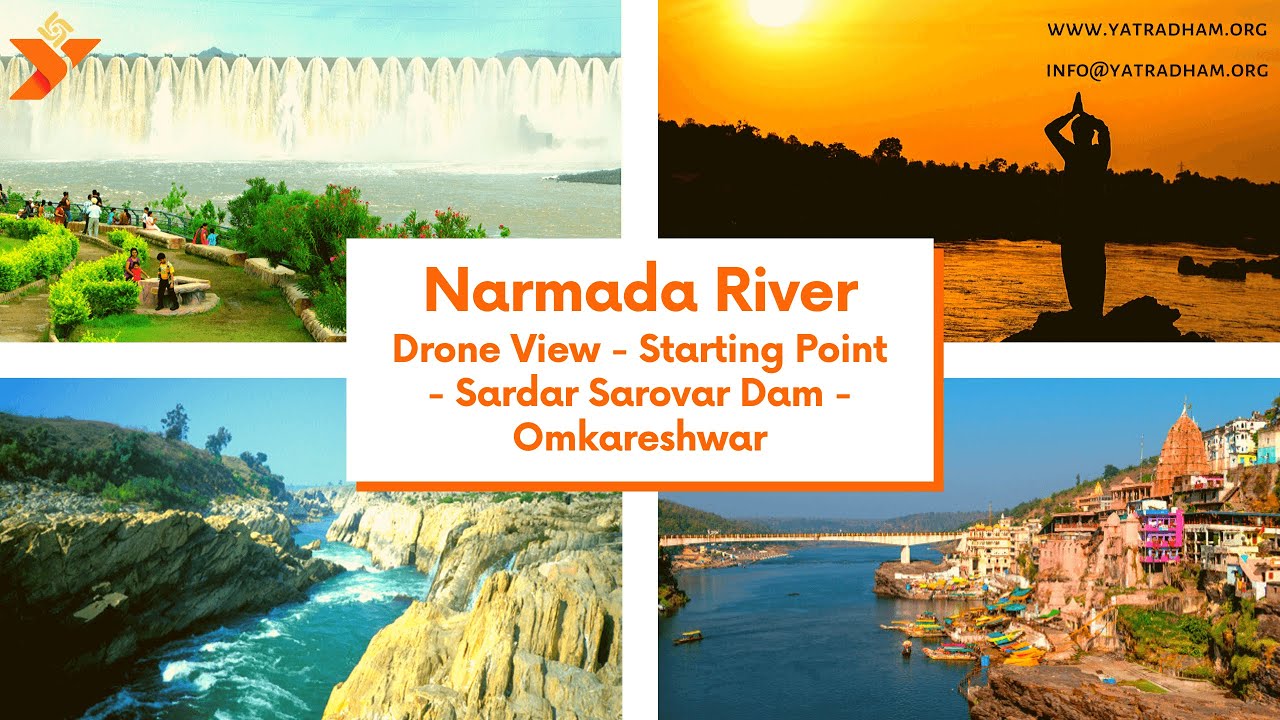Narmada River | Origin | Dam | Starting Point | Drone View | Omkareshwar | Amarkantak