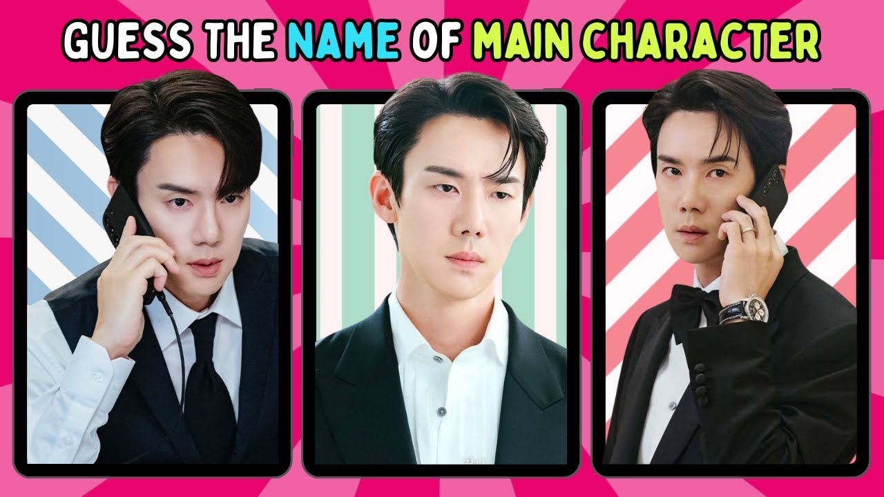 Guess the NAME of MAIN CHARACTER in Korean Dramas!🤩 | K-DRAMA QUIZ