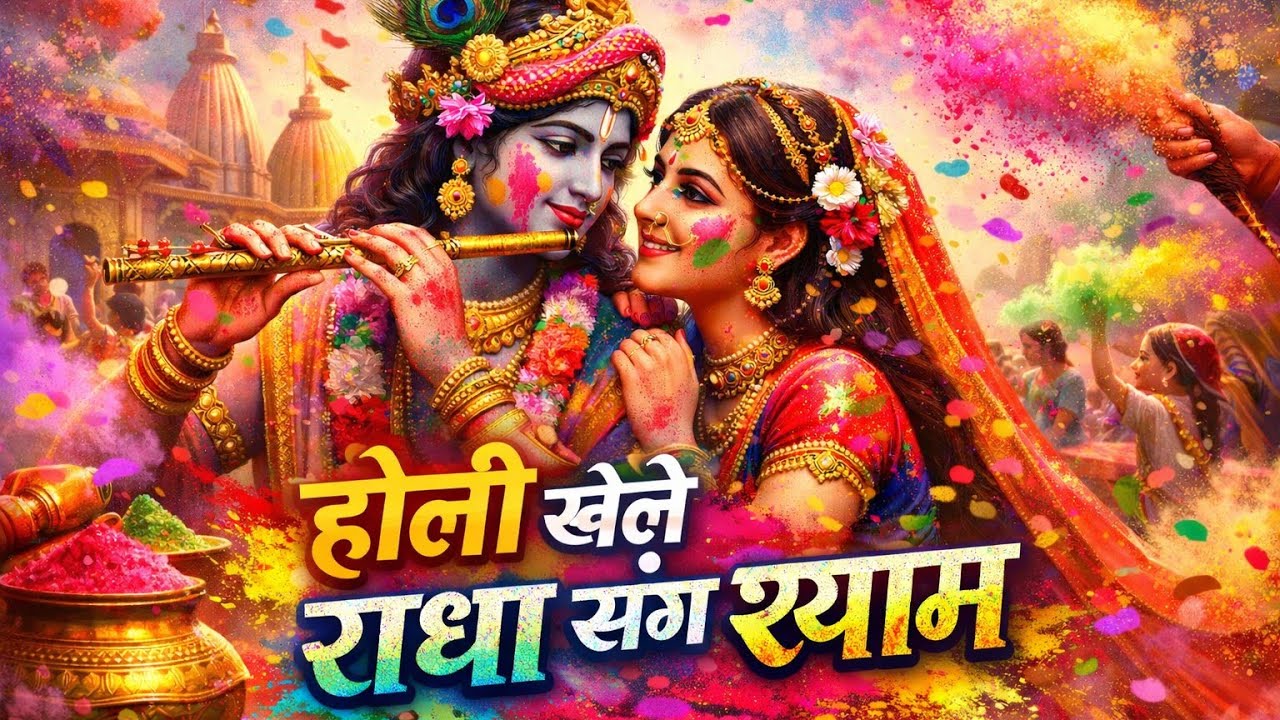 श्याम संग खेलें राधा होली 💖 | ब्रज की फाग होली | New Radha Krishna Holi Bhajan