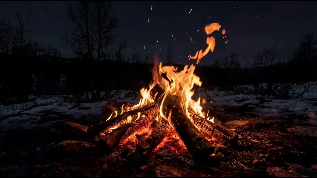 Campfire Sounds 8 Hours | Cozy Fire Crackling for Sleep & Relaxation