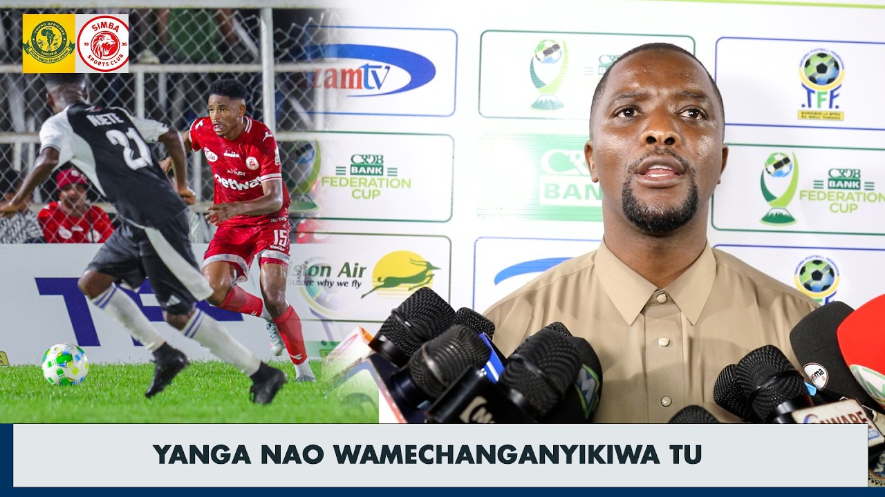 AHMED ALLY AMJIBU ALLY KAMWE MWALIMU KUFUNGIWA MECHI 3/