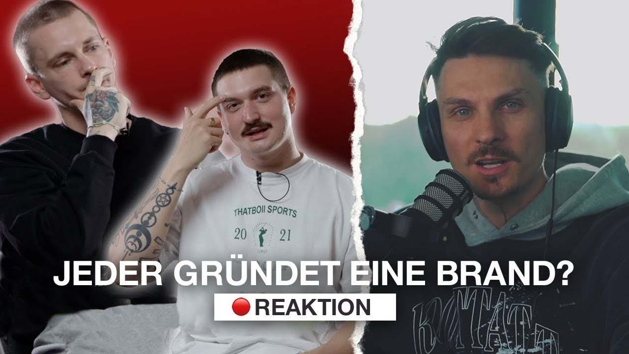Eugen Reagiert auf Realtalk: JEDER gründet eine BRAND? ☠️ Willy & Vincent