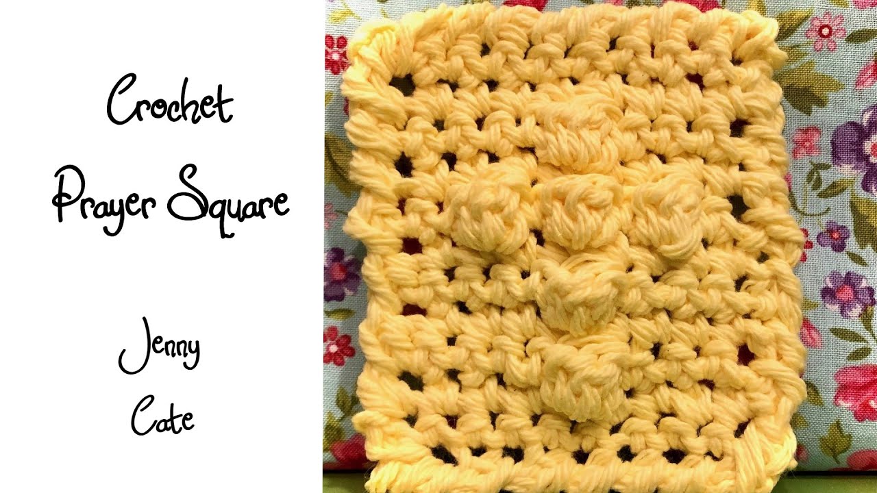 Crochet Prayer Square Rows 1 & 2