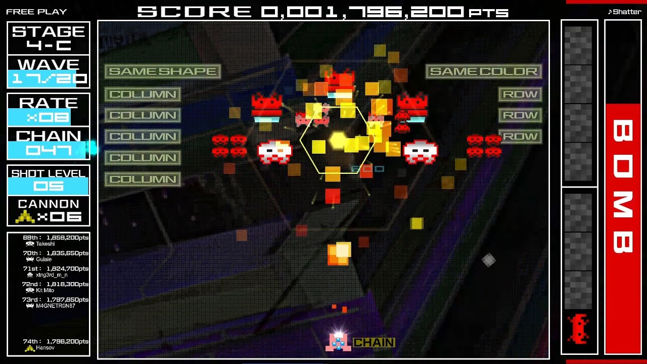 Space Invaders Extreme - Stage 4-C (No Commentary)