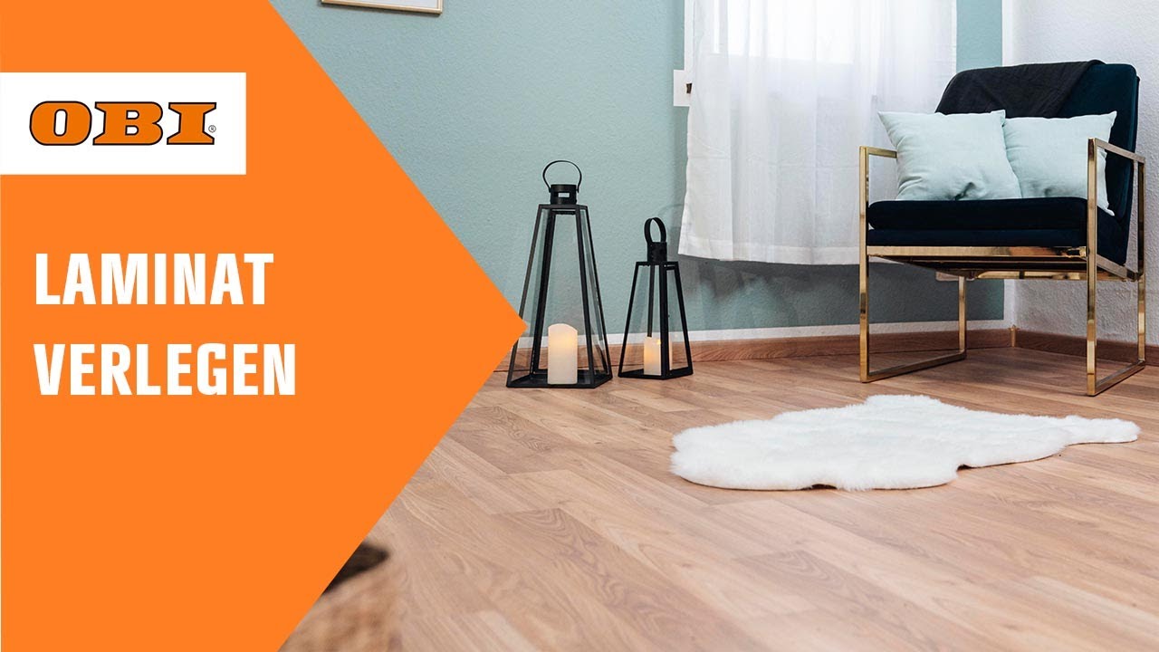 Laminat richtig verlegen - mit OBI!