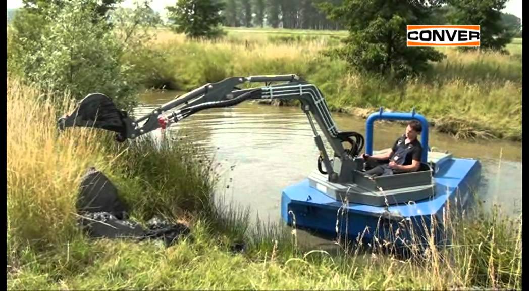 Conver C550 Compact Amphibious Excavator