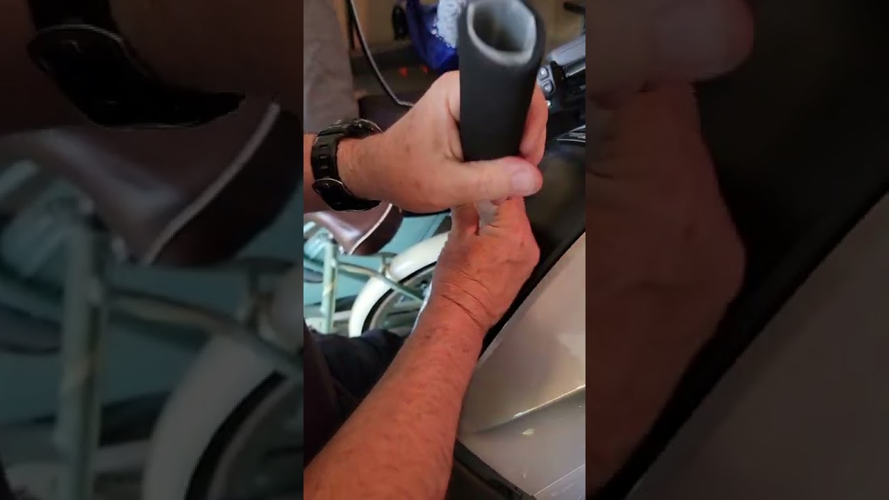 How to install Grip Puppies comfort grips without any lubricant
