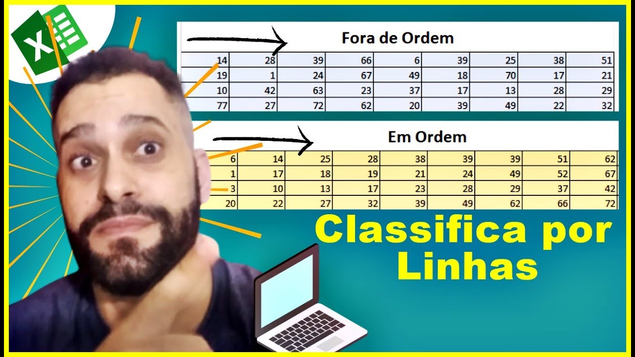 Como Classificar Dados Por Linha No Excel - A Verdadeira Fórmula que Classifica Dados