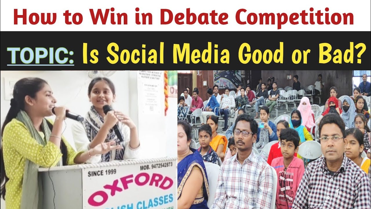 DEBATE || Is Social Media Good or Bad? How to debate in English | GD