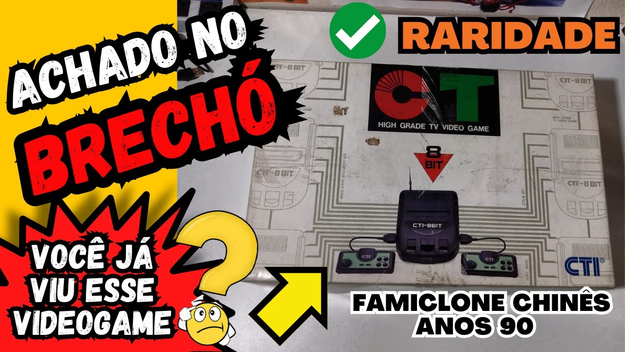 CONHEÇA O FAMICLONE CHINÊS 8-BIT DA CTI DIRETAMENTE DOS ANOS 90