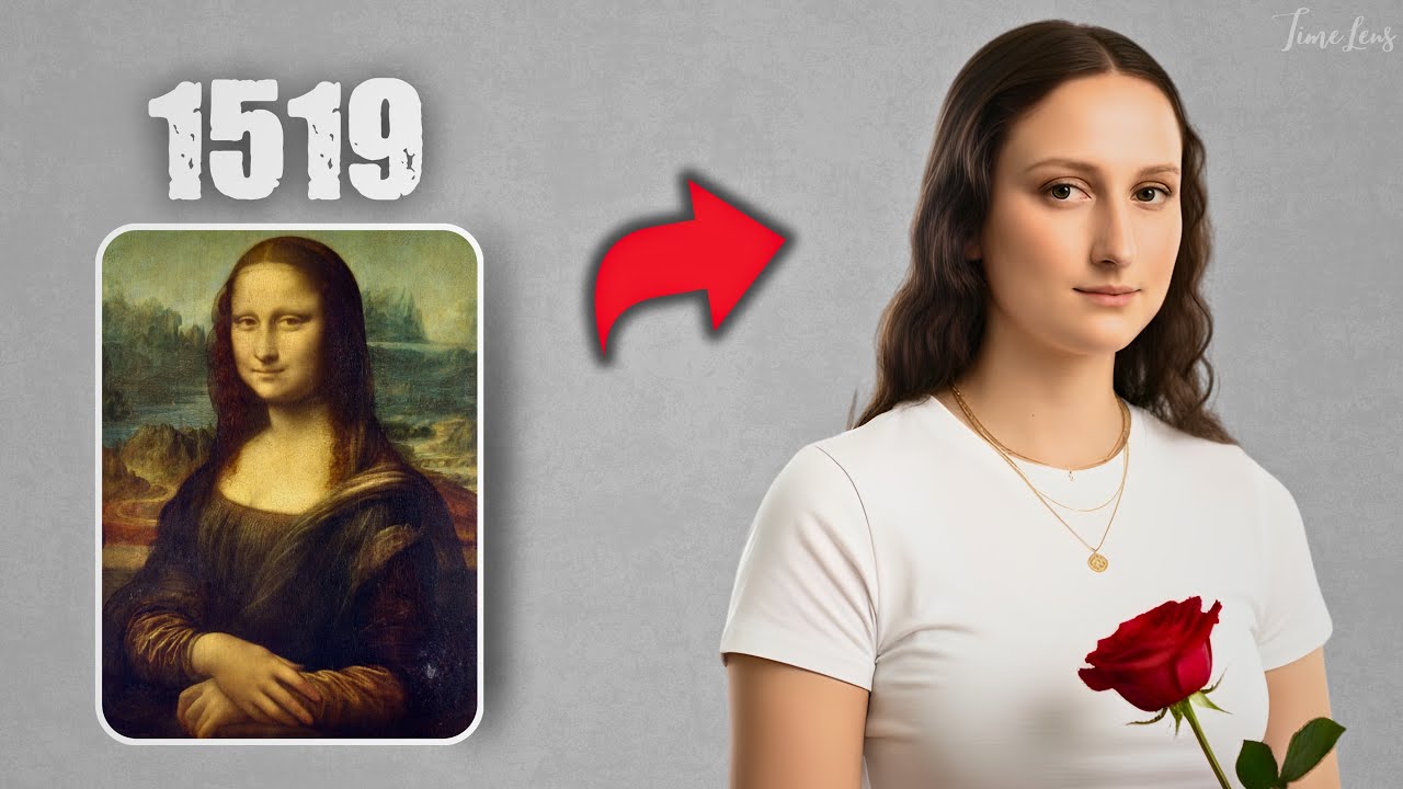 Faces from History Brought Back to Life: Mona Lisa, Mary, Isaac Newton