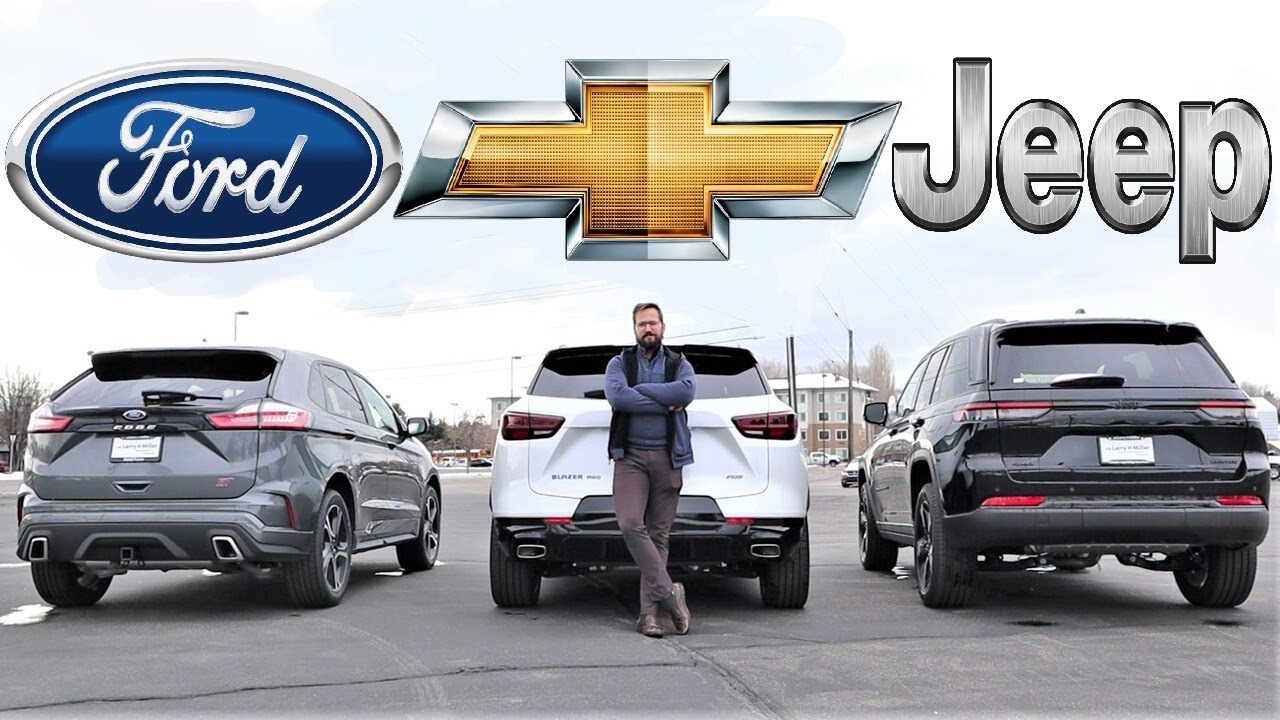 2023 Ford Edge Vs Chevy Blazer Vs Jeep Grand Cherokee: Which American SUV Drives The Best?