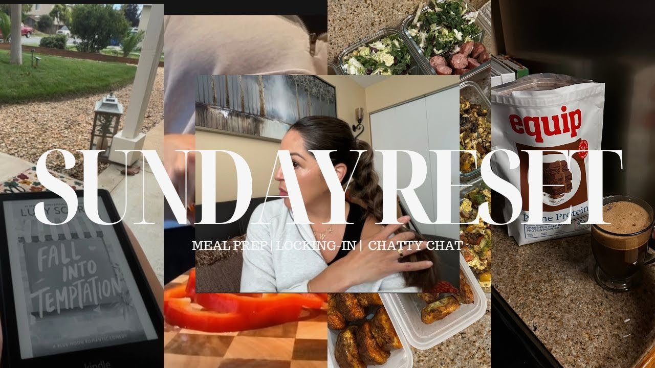 Productive Sunday Reset The Great Fall Lock-In | Meal Prep, Habits, Reading Vlog 