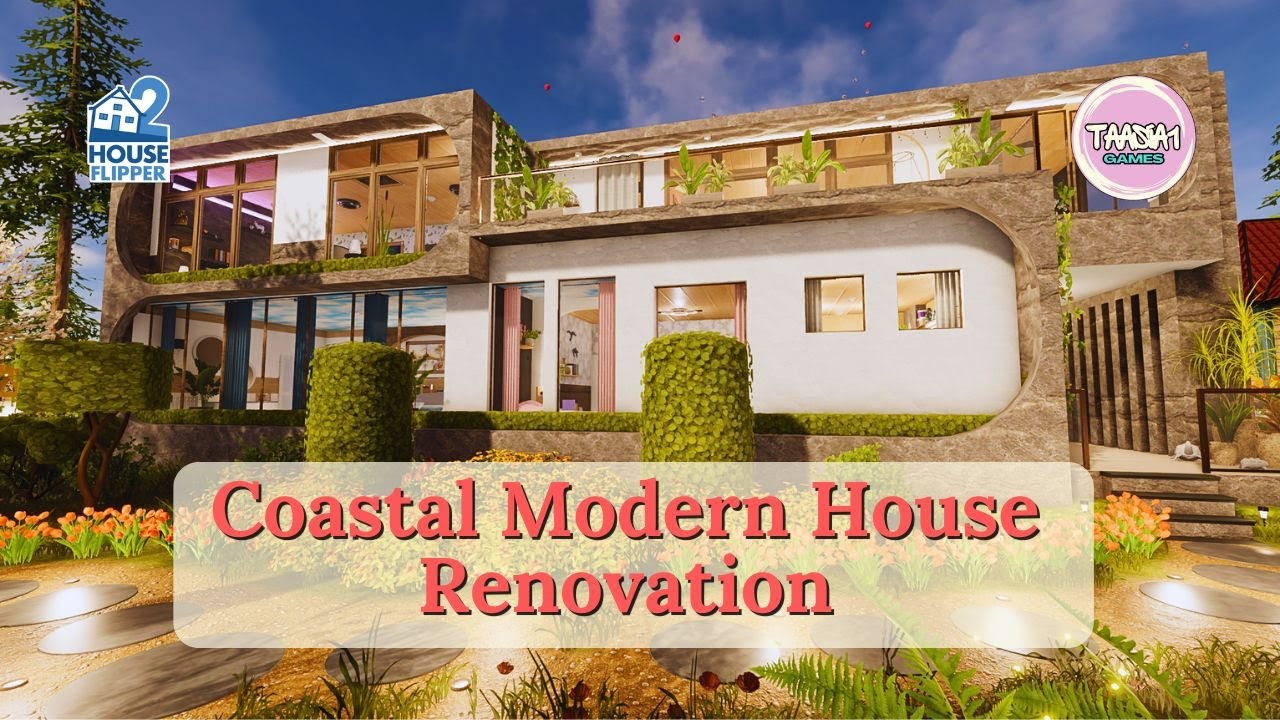House Flipper 2 | Modern House on the Beach | Community content | Long Play | No Commentary