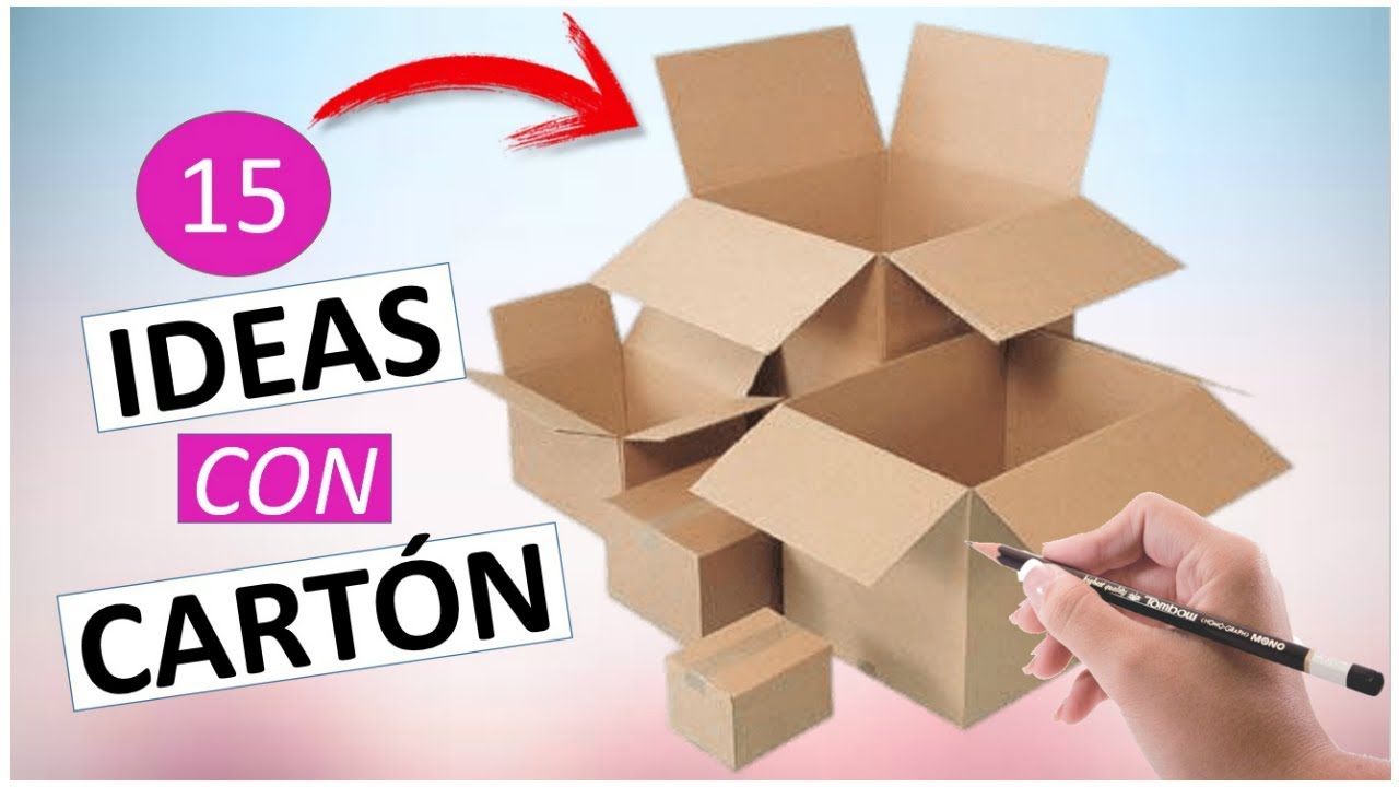 15 Manualidades FÁCILES Y RÁPIDAS con cartón (RECICLAJE)