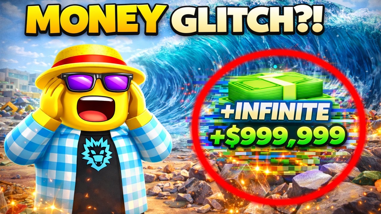 I Found a GLITCH for INFINITE MONEY in Escape the Tsunami… 😱💸
