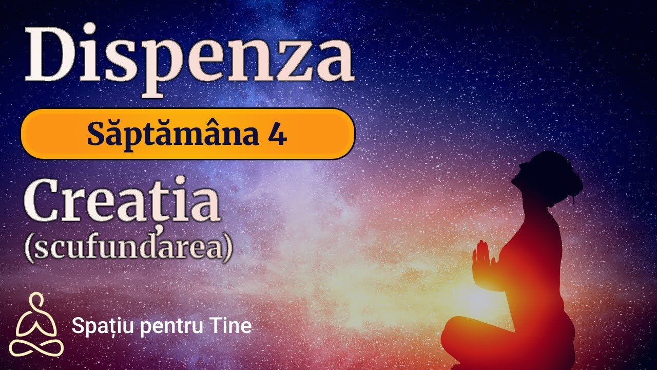 Meditație inspirată de Joe Dispenza | Săptămâna 4: Creația (Inducția: Scufundarea)