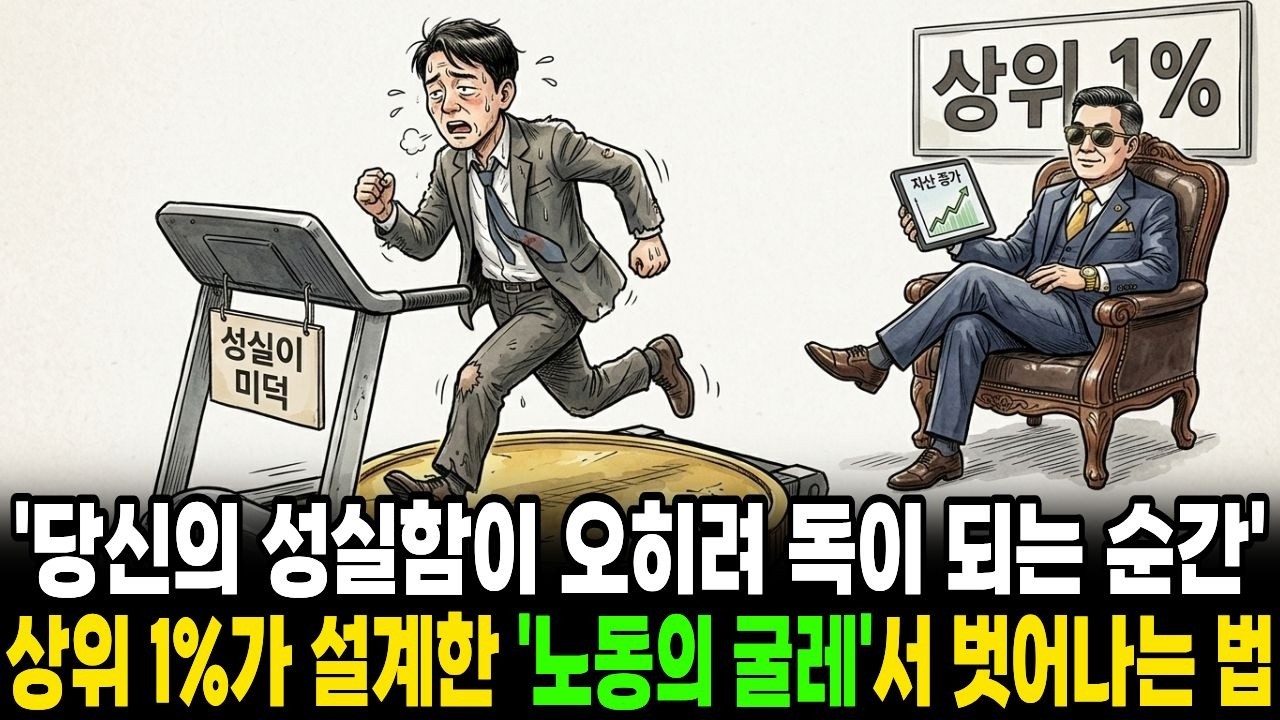 열심히 살수록 가난해지는 이유! 부자들은 '이것' 하나가 달랐습니다
