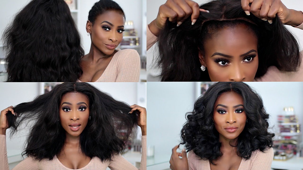 INSTALLING & STYLING MY ALIEXPRESS HAIR START TO FINISH- MAXGLAM BRAZILIAN BODYWAVE & LACE FRONTAL