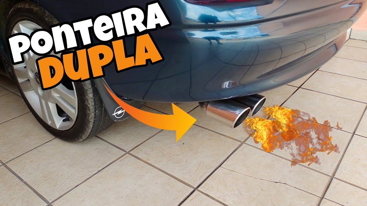 Ponteira dupla esportiva no corsa/Projeto Corsa B Opel