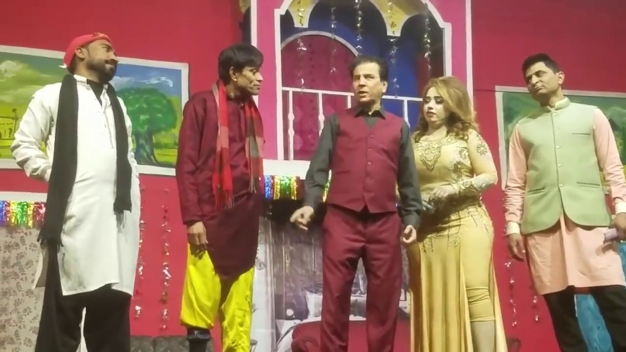 Sheeza Butt with Tariq Teddy and Amjad Rana   Full HD Stage Drama 2020