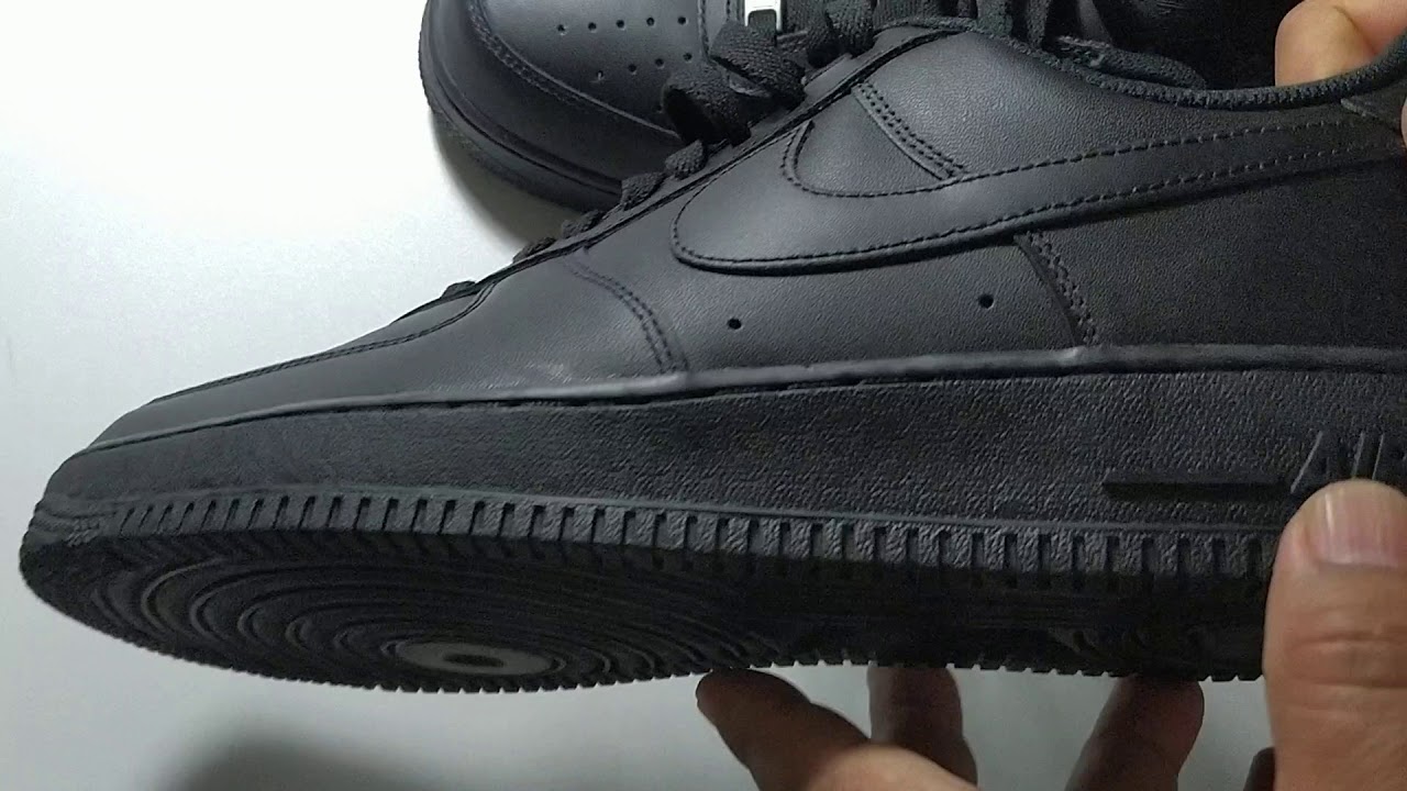 Nike Air Force 1 '07 Low Black Unboxing