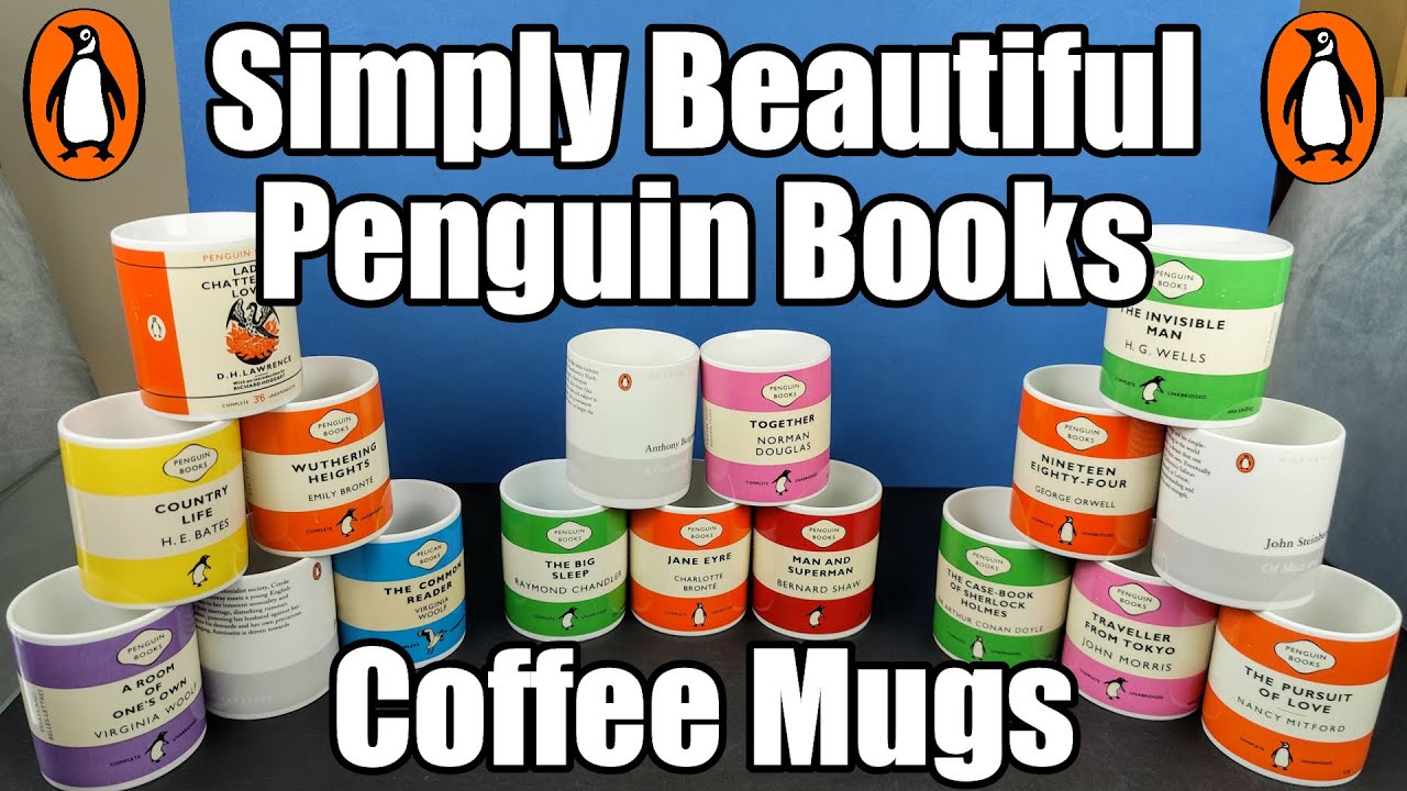 Vintage Penguin Books  - Beautiful Coffee Mugs - A Look At My Collection!