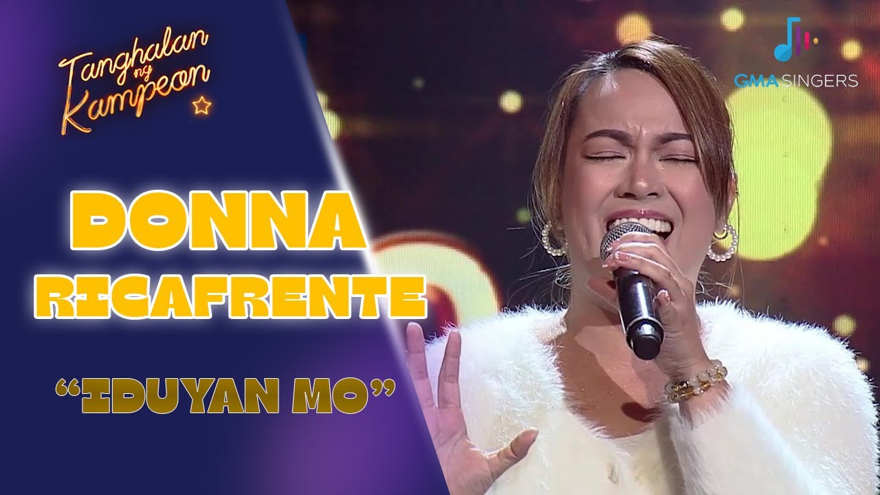 Donna Ricafrente melts hearts with 'Iduyan Mo' by Basil Valdez | Tanghalan Ng Kampeon 3