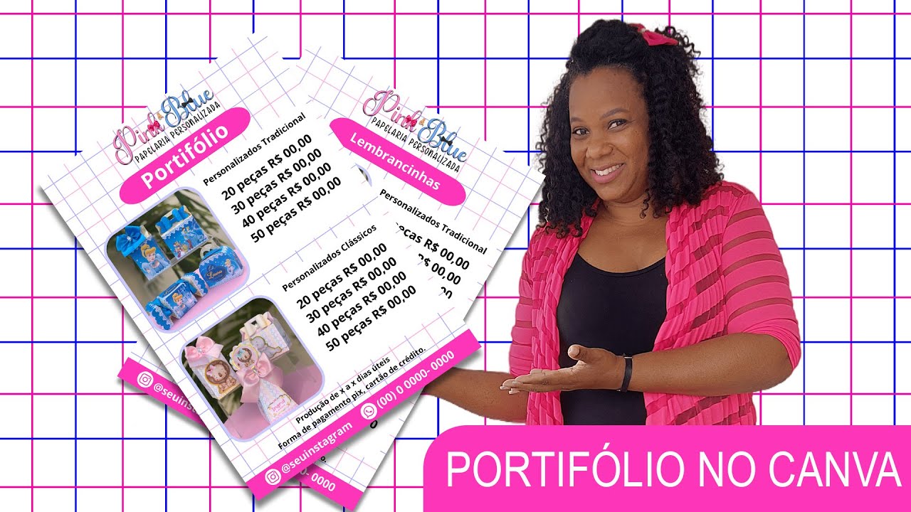 Como Fazer Catálogo para Papelaria Personalizada no CANVA | Envie no Whatsapp