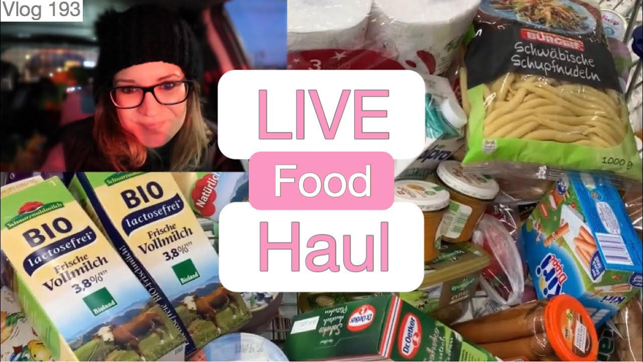 VLOG 193 | LIVE Food HAUL bei real