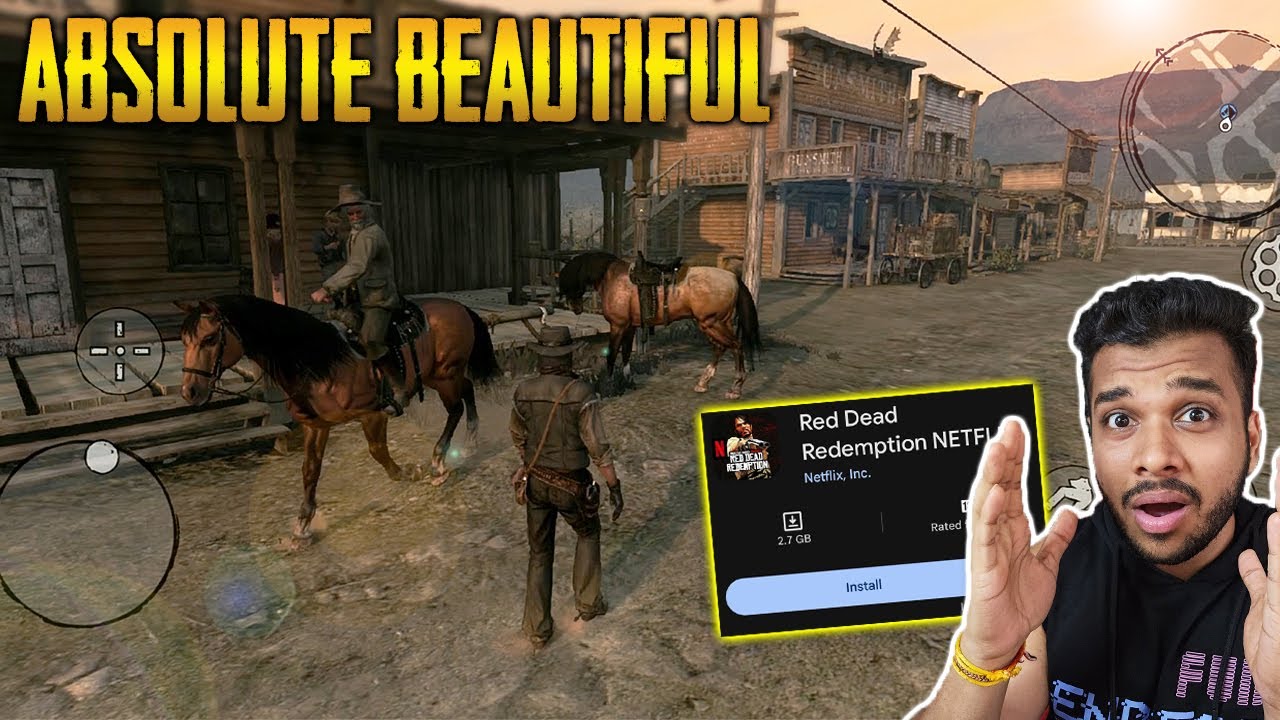 RED DEAD REDEMPTION НА МОБИЛЬНЫХ УСТРОЙСТВАХ: ПЕРВЫЙ ВЗГЛЯД. ГРАФИКА 4K MAX. КАК ИГРАТЬ. ПРОСТО П...