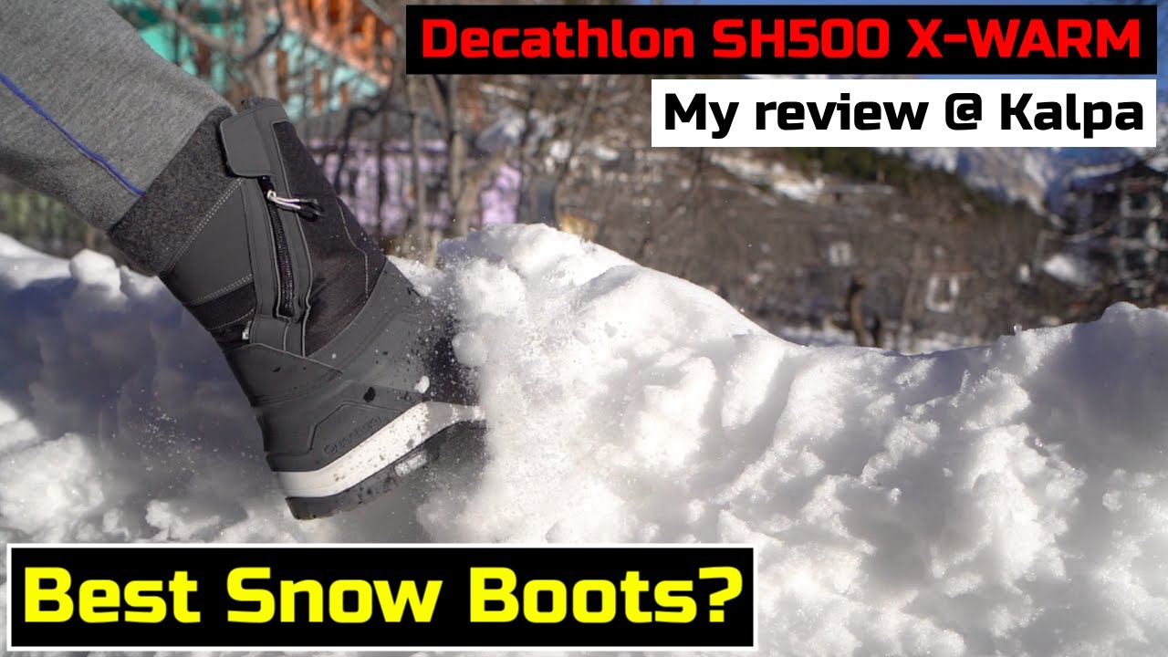 Are these the best snow boots? My review on the Decathlon SH500 X-Warm boots in snowy Himachal