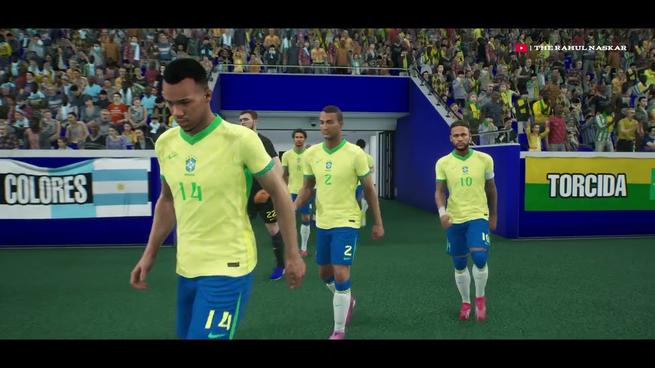 Brazil vs Argentina Efootball Gameplay Match