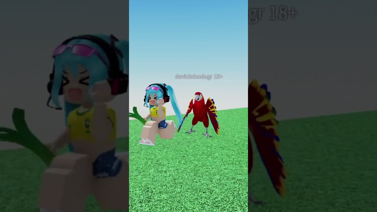 PAPAGAIO ME IMITOU EM TUDO  