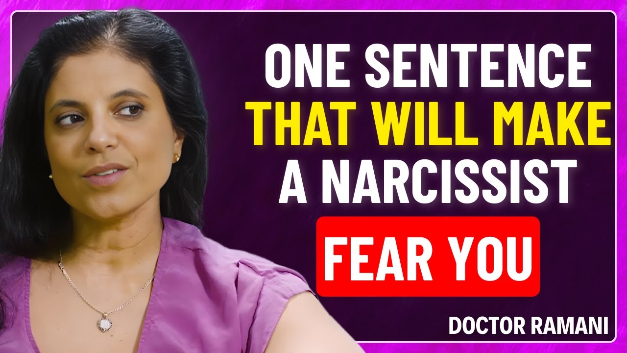ONE SENTENCE THAT WILL MAKE A NARCISSIST FEAR YOU | DR. RAMANI