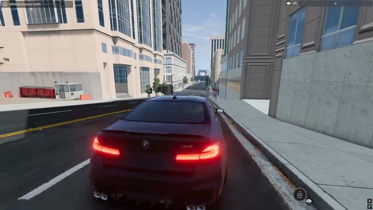 BMW M5 F90 with a Steering Wheel | BeamNG.drive