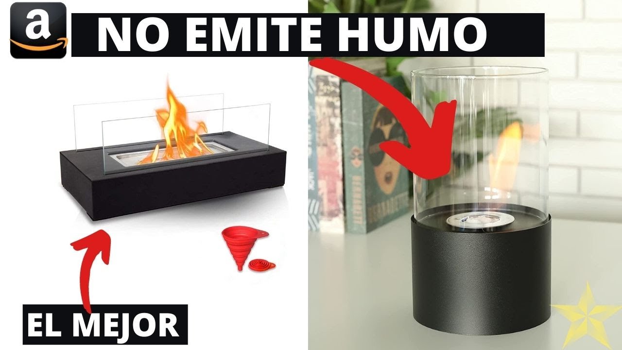 🚀Compra la BIOCHIMENEA de SOBREMESA con estufa de BIOETANOL (Funciona con combustible Bio-Etanol)