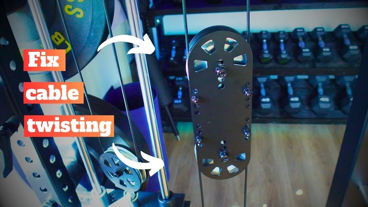 How to prevent cables twisting on cable machine (ATX MPHR 780)