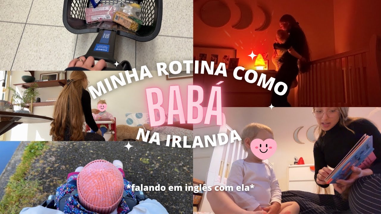 VLOG: minha ROTINA TRABALHANDO como BABÁ na IRLANDA
