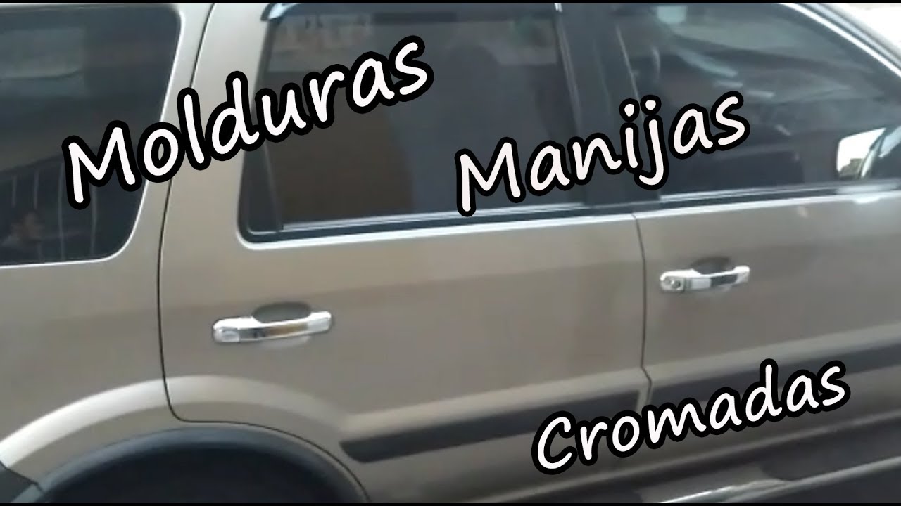 Instalar manijas cromadas carcasa