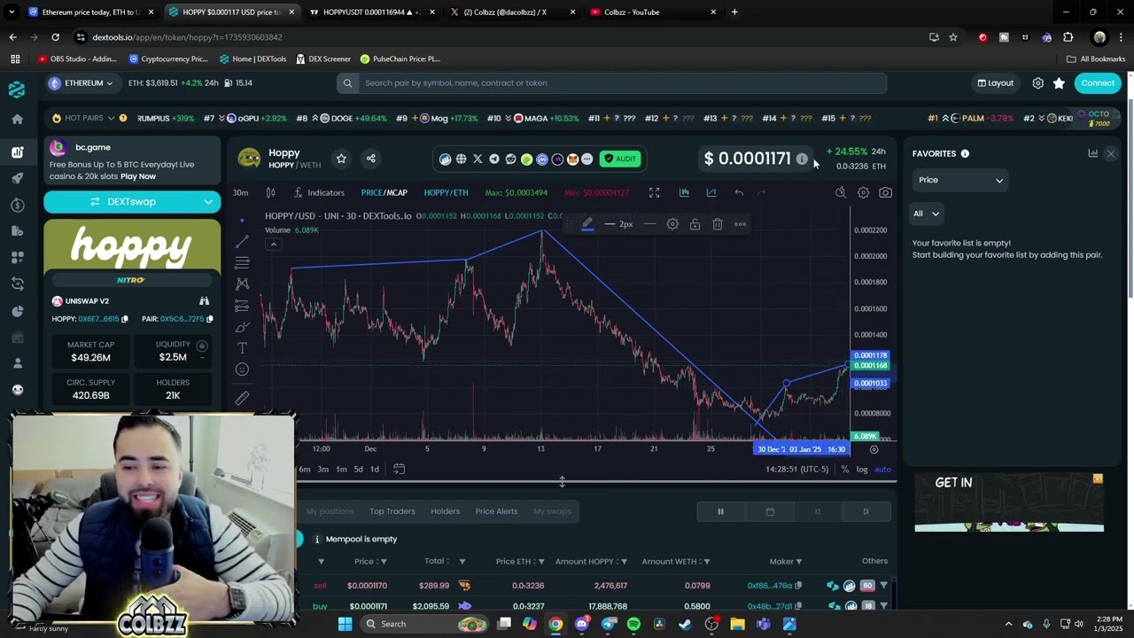 HOPPY MEME COIN BULLISH REVERSAL!!