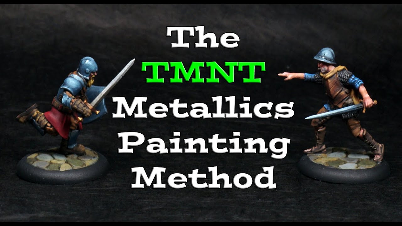 Painting Weapons & Armor with the TMNT Metallic Technique