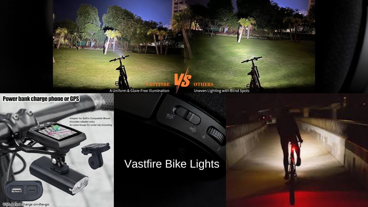 Vastfire Bicycle Headlight VA801 Review #bikelights #nightcycling #bikeaccessories