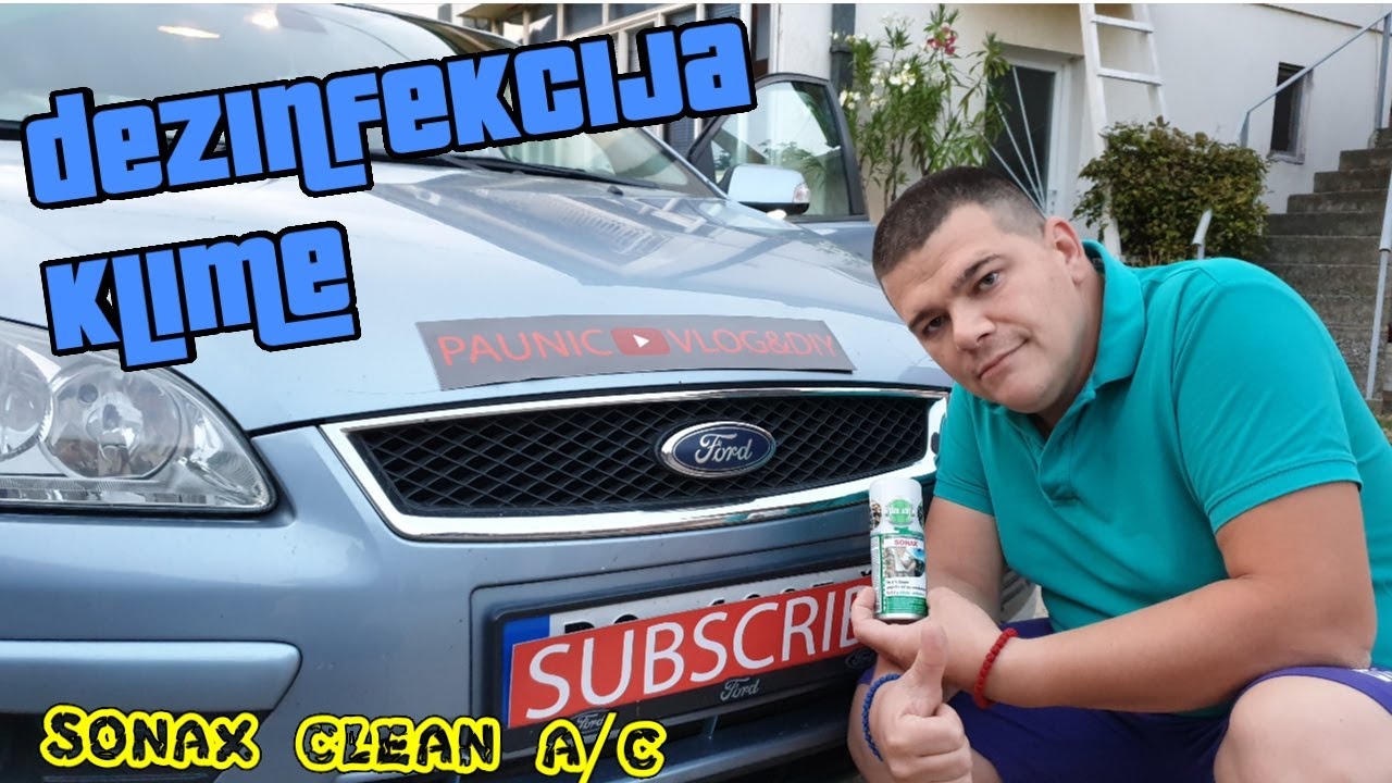 KAKO DEZINFIKOVATI KLIMU NA AUTU   🚗SONAX CLEANER A/C🚗