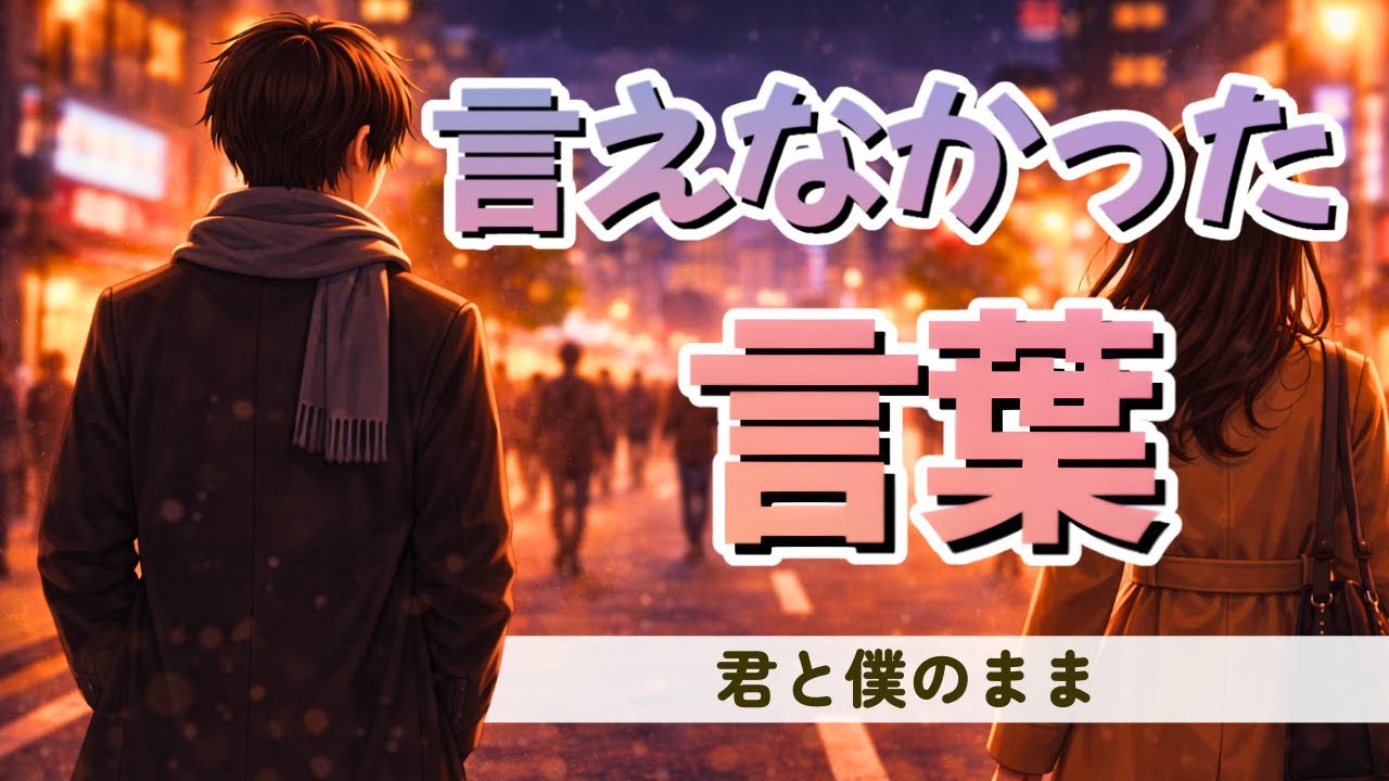 【切ないバラード】言えなかった言葉は、今日で終わり｜君と僕のまま（オリジナルMV）
