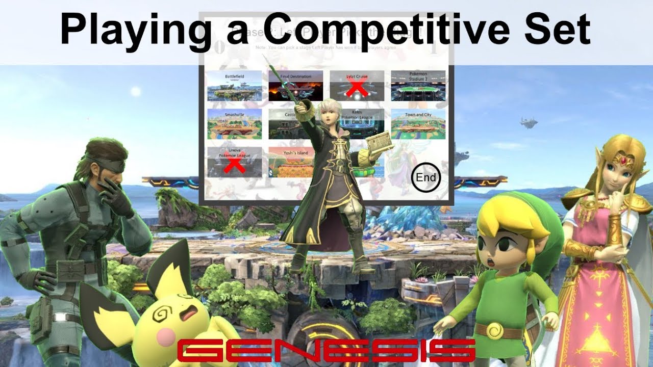 Playing a Competitive Smash Ultimate Set - Genesis Rules