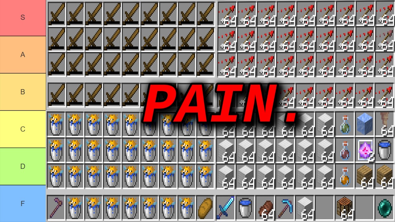 Ranking Minecraft's Most EVIL PvP Kits