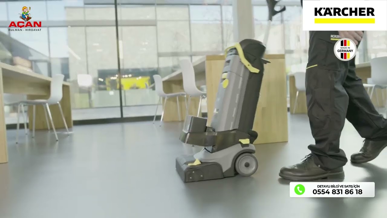 #KARCHER BR 30 4 ZEMİN TEMİZLEME MAKİNESİ