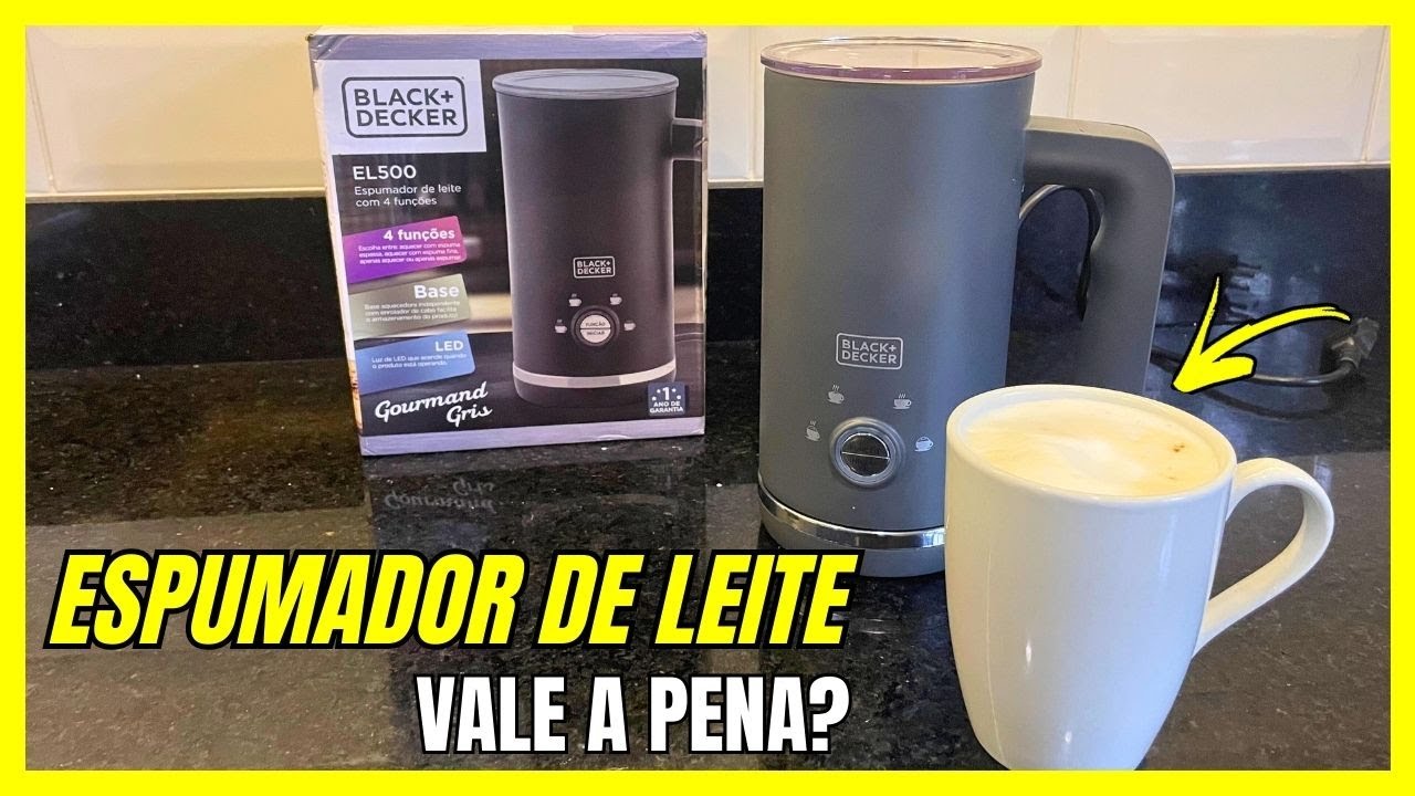ESPUMADOR DE LEITE - BLACK & DECKER (Review Completo + Teste)