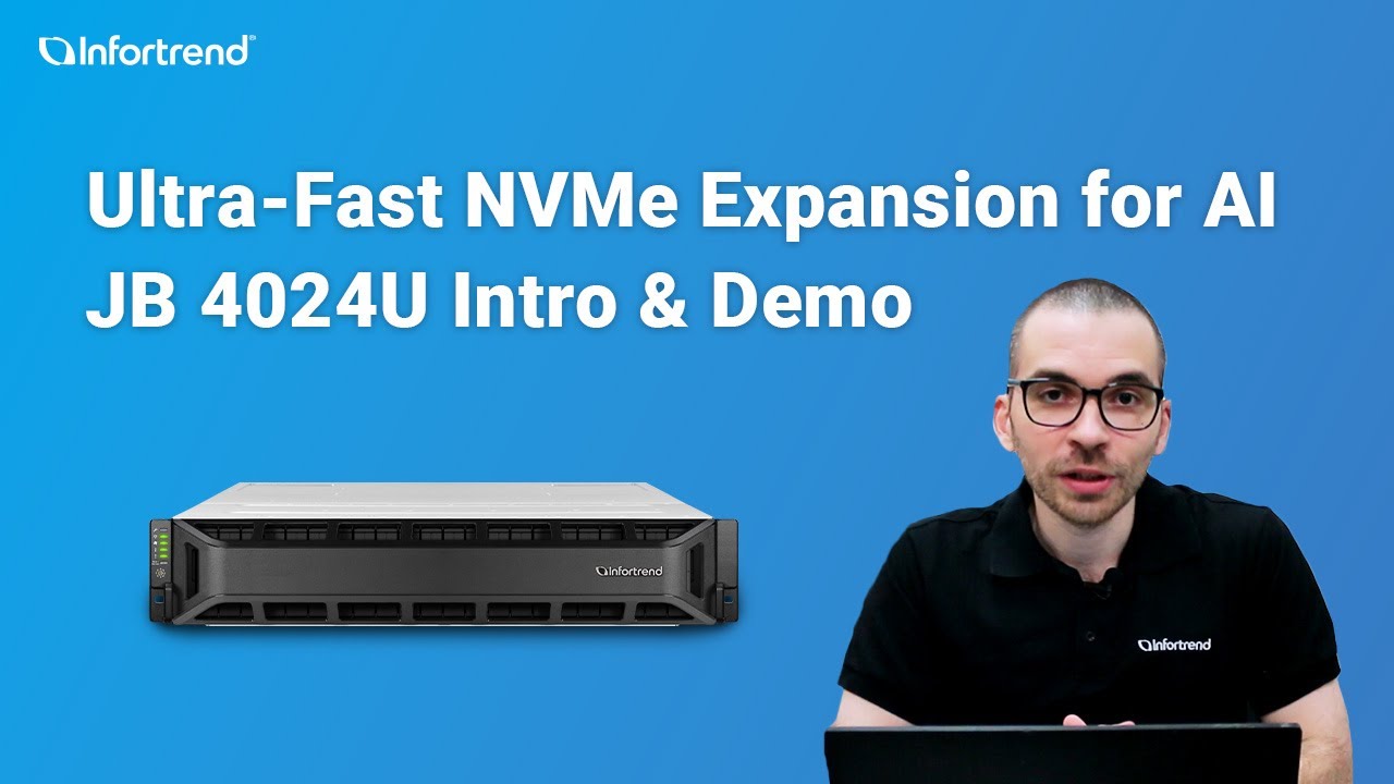 Ultra-Fast NVMe Expansion for AI – JB 4024U Intro & Demo